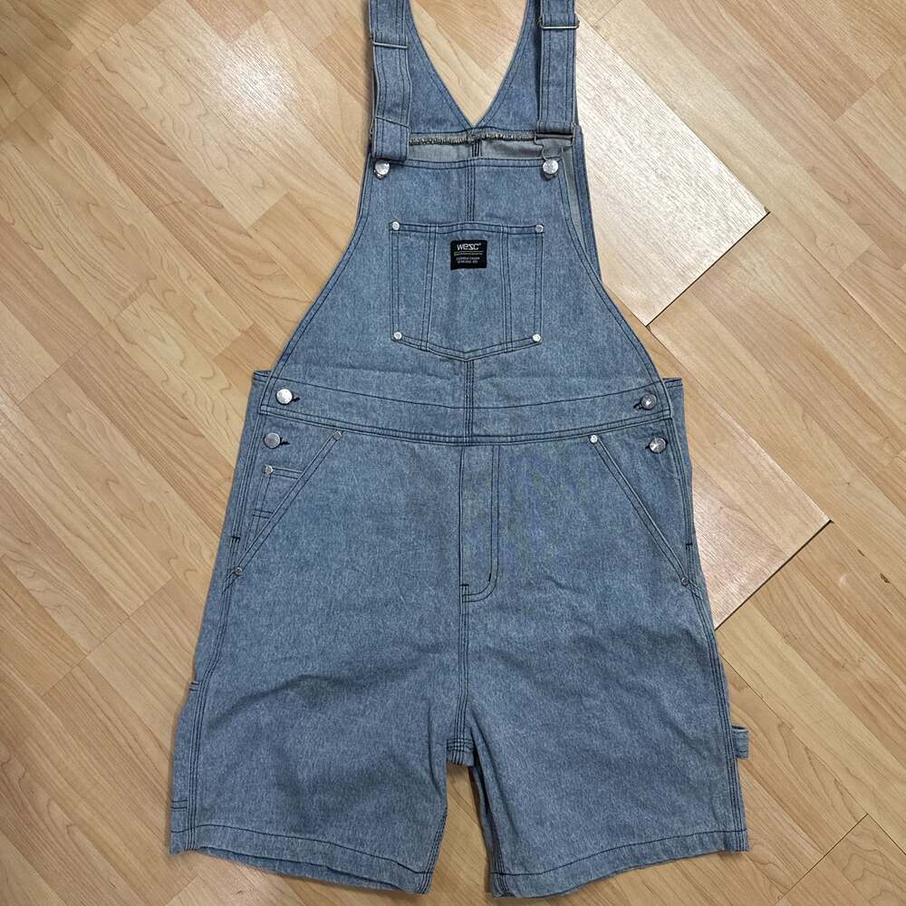 WeSC We are the Superlative Conspiracy Jean Overalls NWOT